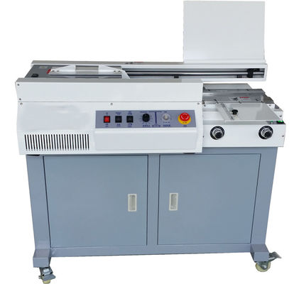 China Draadloze Hete het Bindmiddelen Bindende Machine van het Lijmboek voor A4-Grootte 320mm Document leverancier